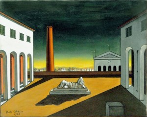 De Chirico 06 Piazza d'Italia 1948-1972 cm.39,5X50