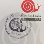 Un francobollo per i 30 anni di Slow Food in Italia