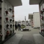 Nuova pavimentazione al cimitero di Pollenzo