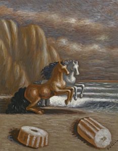 De Chirico, Cavalli in riva al mare
